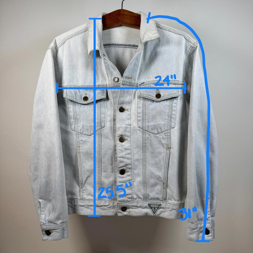 Vintage 90s Guess Georges Marciano Denim Jacket - Medium - Picture 6 of 6